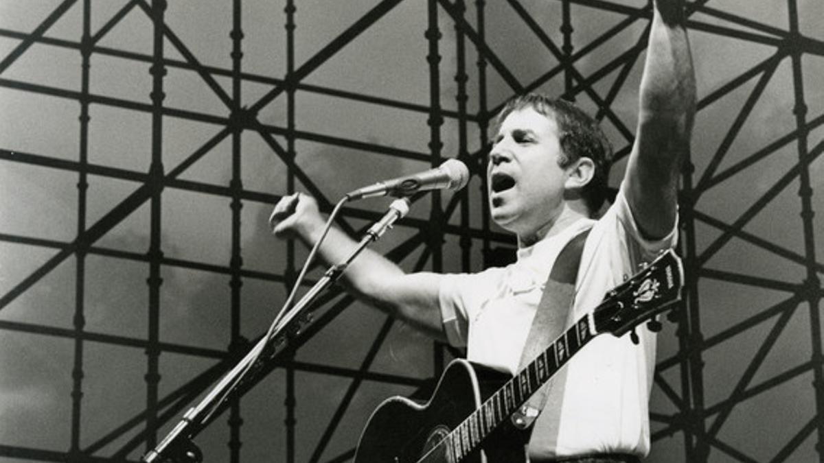 Concierto de Paul Simon en Barcelona en el 1989.