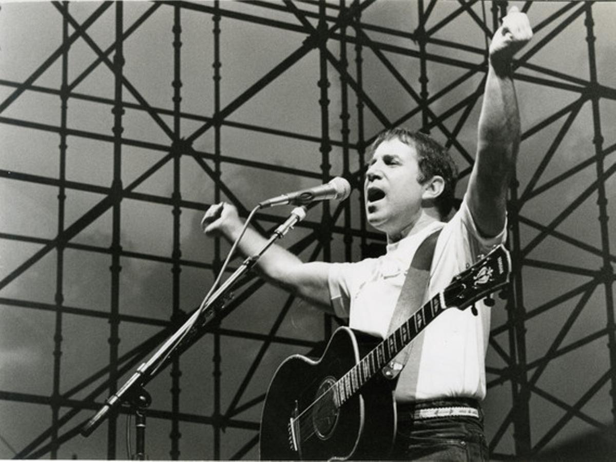 Concert de Paul Simon a Barcelona el 1989.