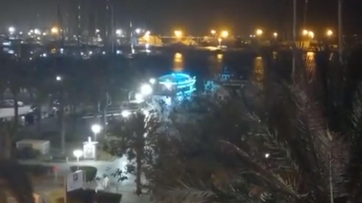 Ein Partyboot im Hafen von Palma de Mallorca hat die Nachtruhe der Anwohner gestört