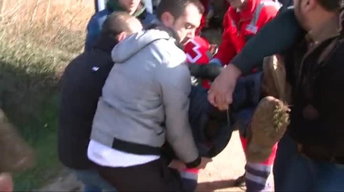 Un pare i un fill, ferits durant un ’encierro’ a Ciudad Rodrigo (Salamanca).