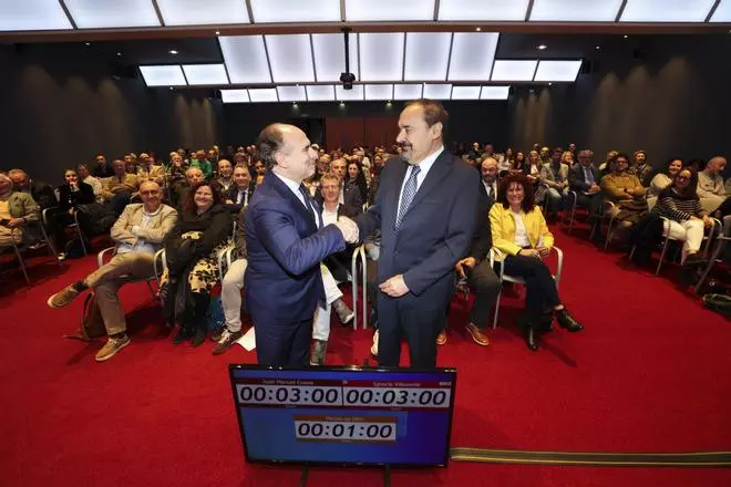 Así fue el cara a cara de los candidatos al Rectorado de la Universidad de Oviedo en LA NUEVA ESPAÑA