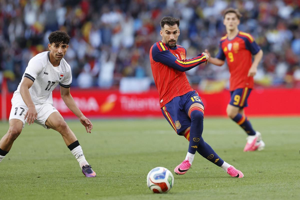 Amistoso de selecciones: España - Irak, en imágenes.