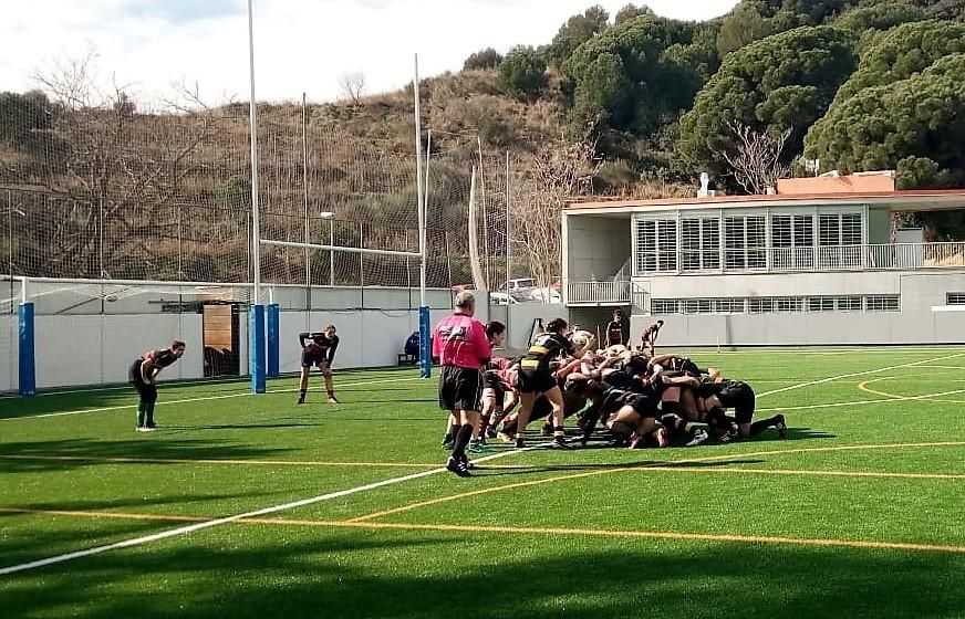 Partido Shamrock-Químic ER de la Lliga Catalana de rugby femenino.