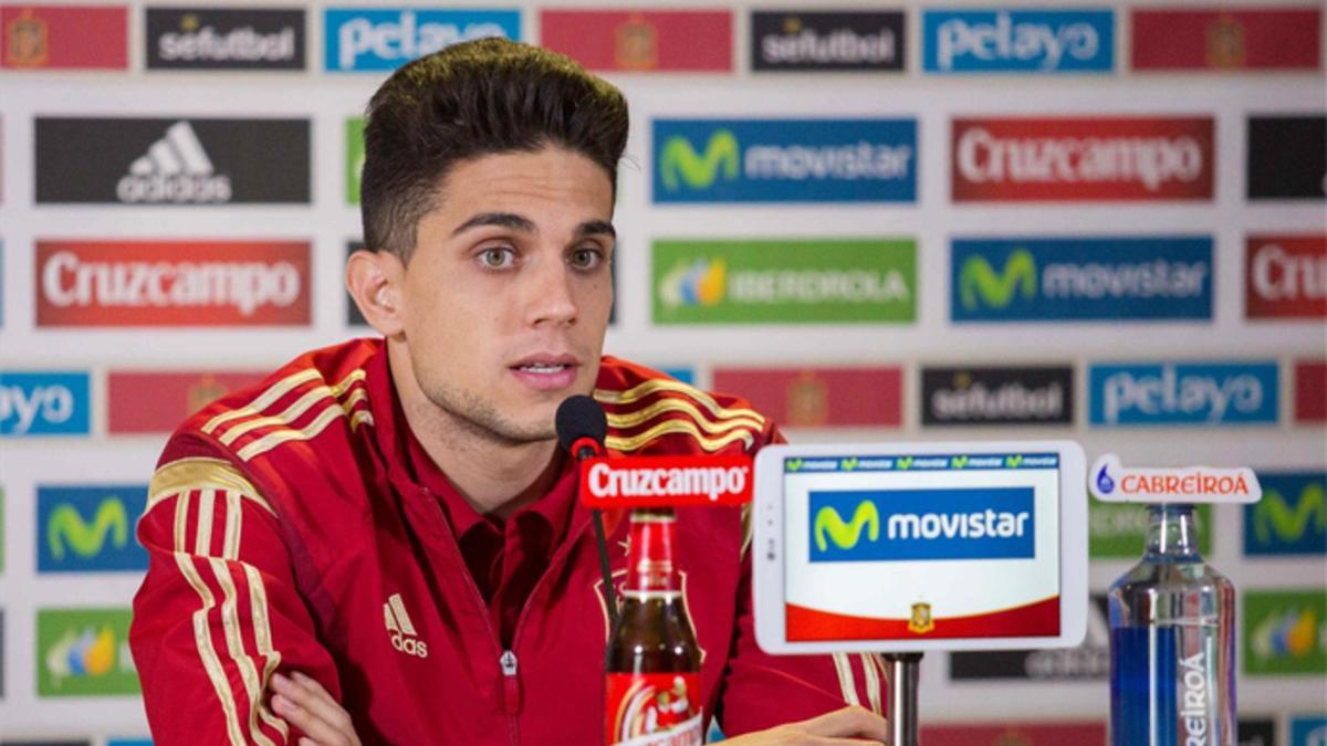 Marc Bartra está con la selección