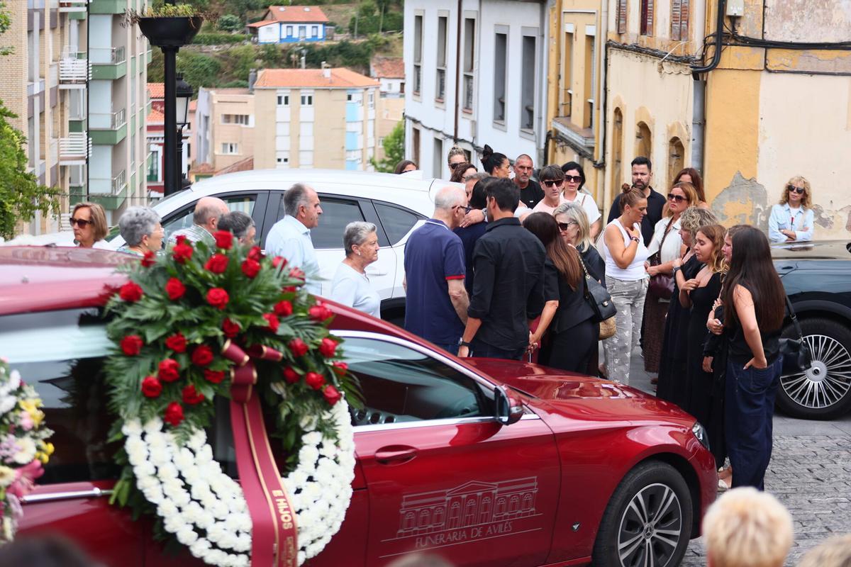 Funeral en Candás por Luis Ángel Echevarría, padre de Paula Echevarría