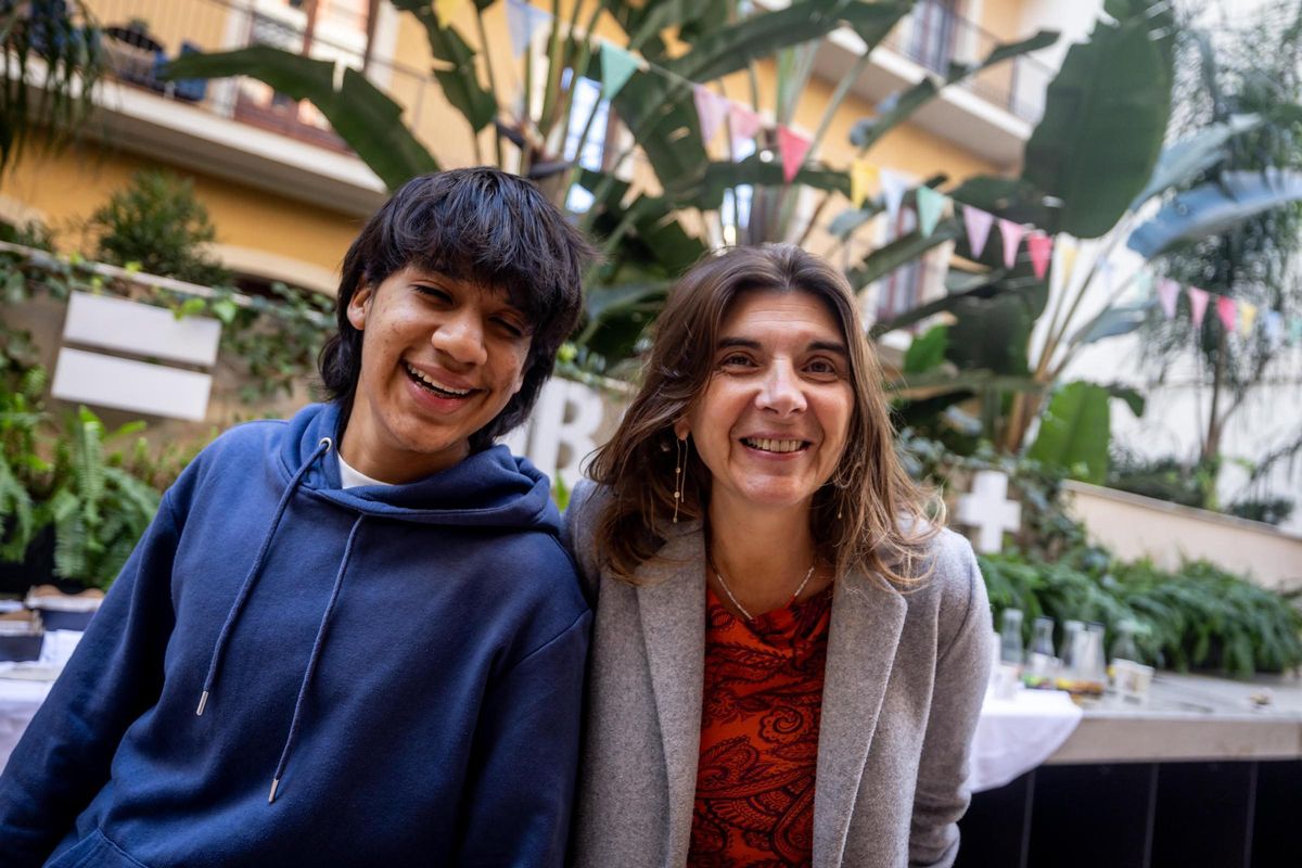 Josué y Karinna, este miércoles en la clausura de la 34º edición del Proyecto Coach de la Fundación Èxit.