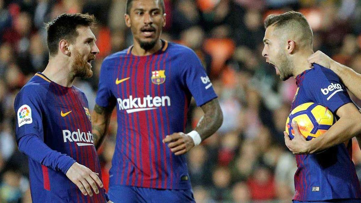 LALIGA | Valencia - FC Barcelona (1-1): La asistencia de Messi en el gol de Jordi Alba