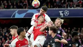 El Bayern resiste ante el Arsenal en un festival ofensivo y el Allianz decidirá
