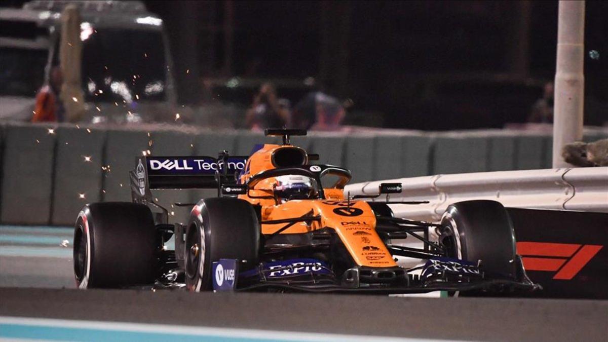 Sainz fue décimo en el GP de Abu Dhabi