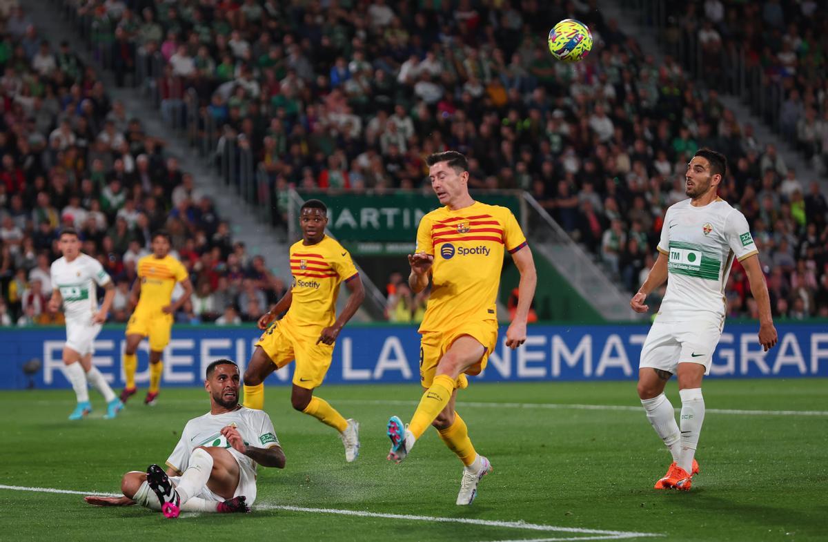 Elche - Barcelona en imágenes