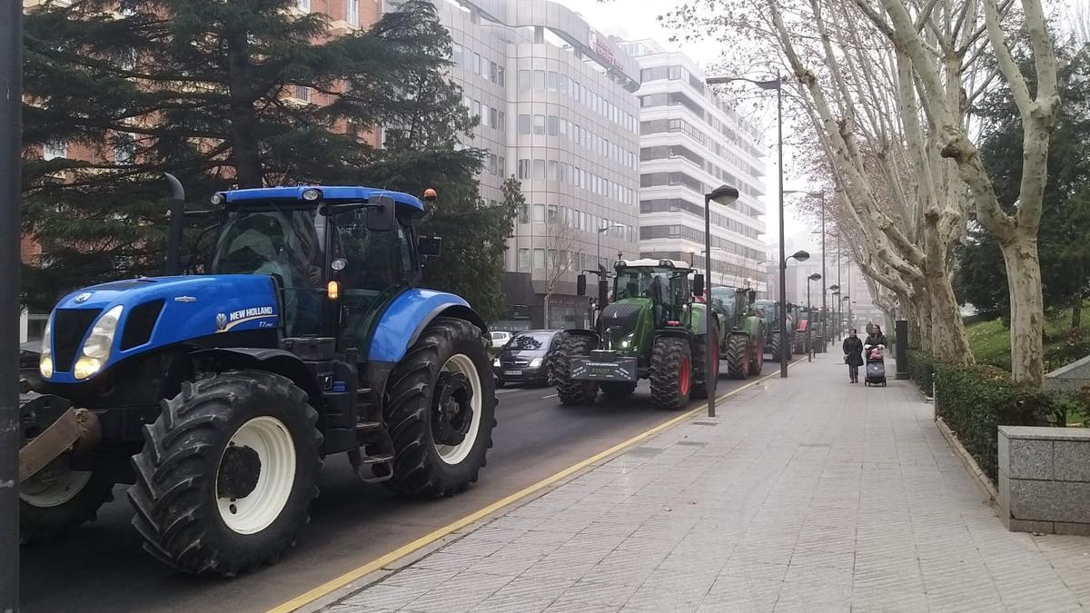 GALERÍA | Tractorada en Zamora este martes