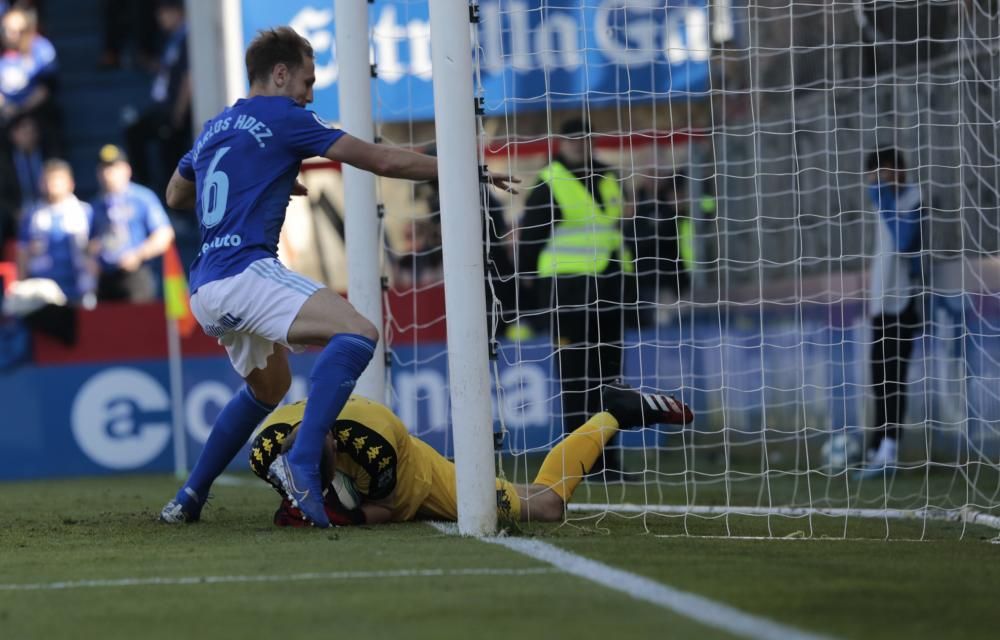 El partido del Oviedo en Lugo, en imágenes