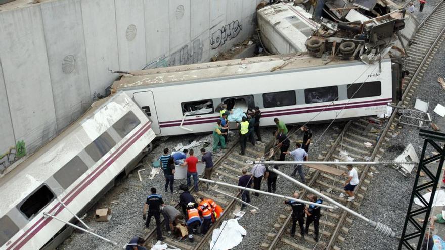 Foto de Archivo del accidente de Angrois // ÓSCAR CORRAL