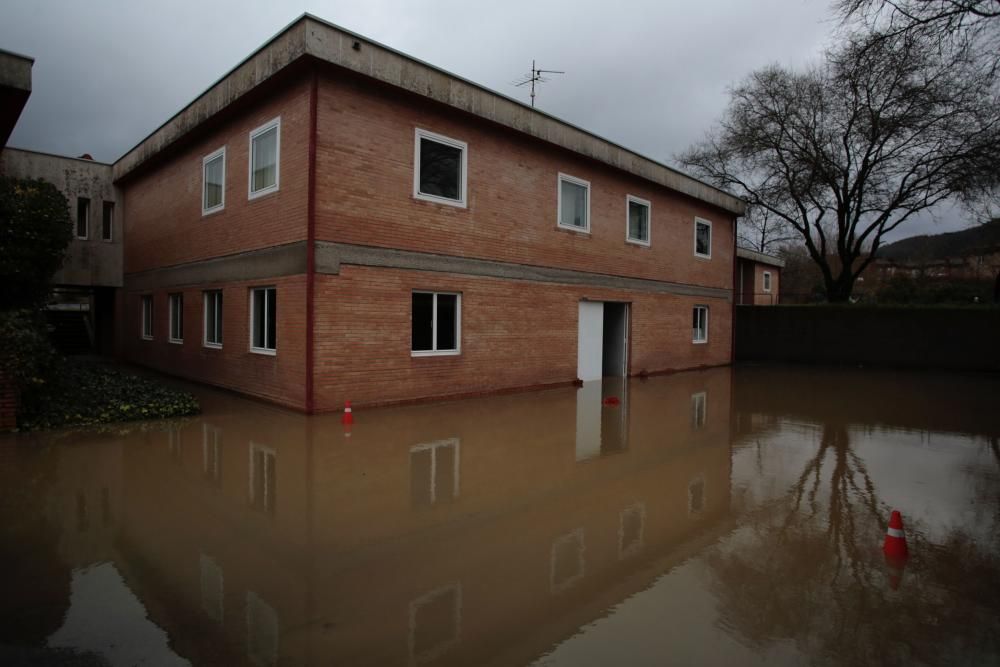 "Temporal en Asturias: El hospital de Arriondas, d