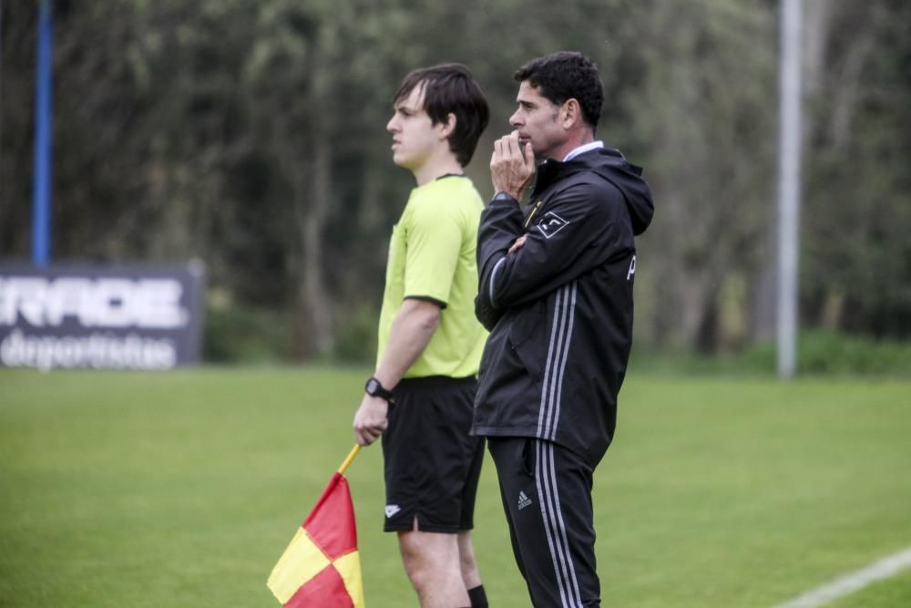 Entrenamiento del Real Oviedo en El Requexón