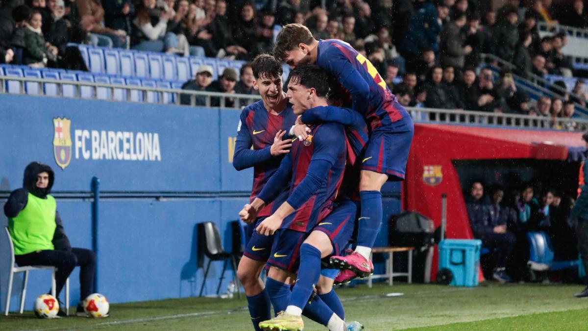 Joaquín Delgado ya marca como azulgrana