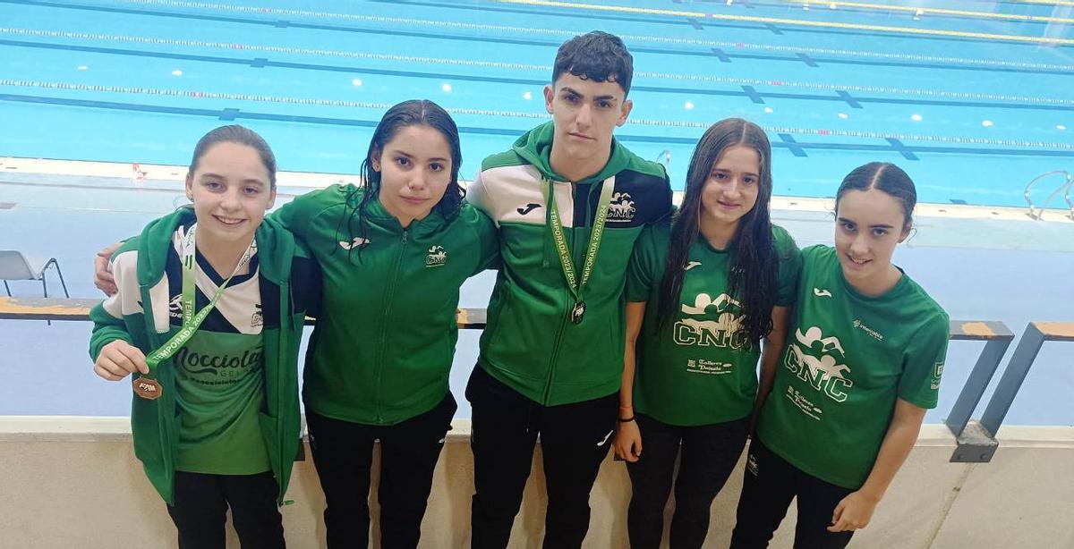Nadadores del Natación Córdoba.