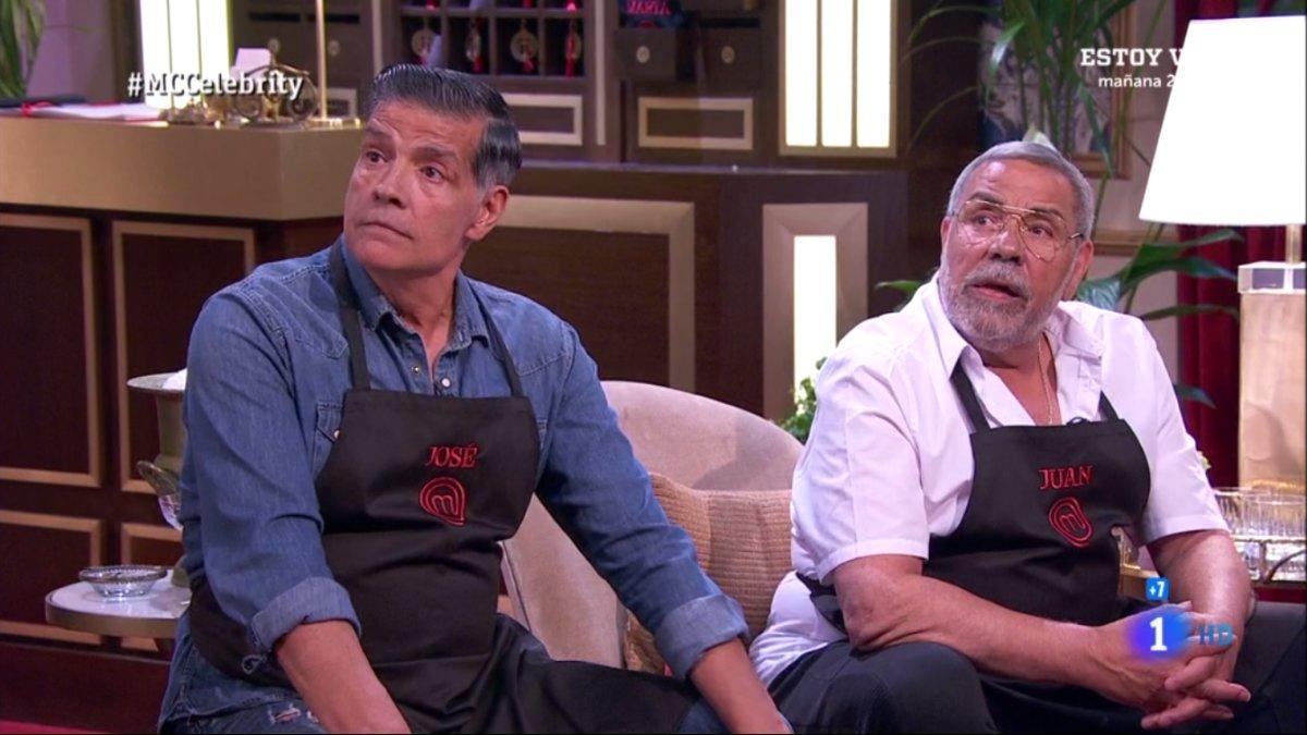 Los Chunguitos en su despedida en las cocinas de 'Masterchef Celebrity 4'