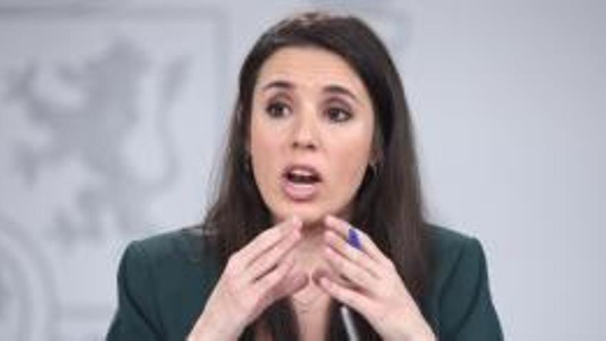 La ministra d&#039;Igualtat, Irene Montero, supera el coronavirus