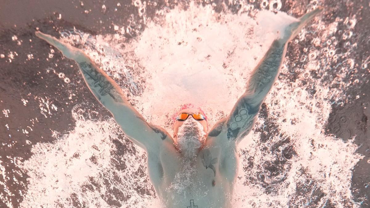 Adam Peaty, durante la prueba