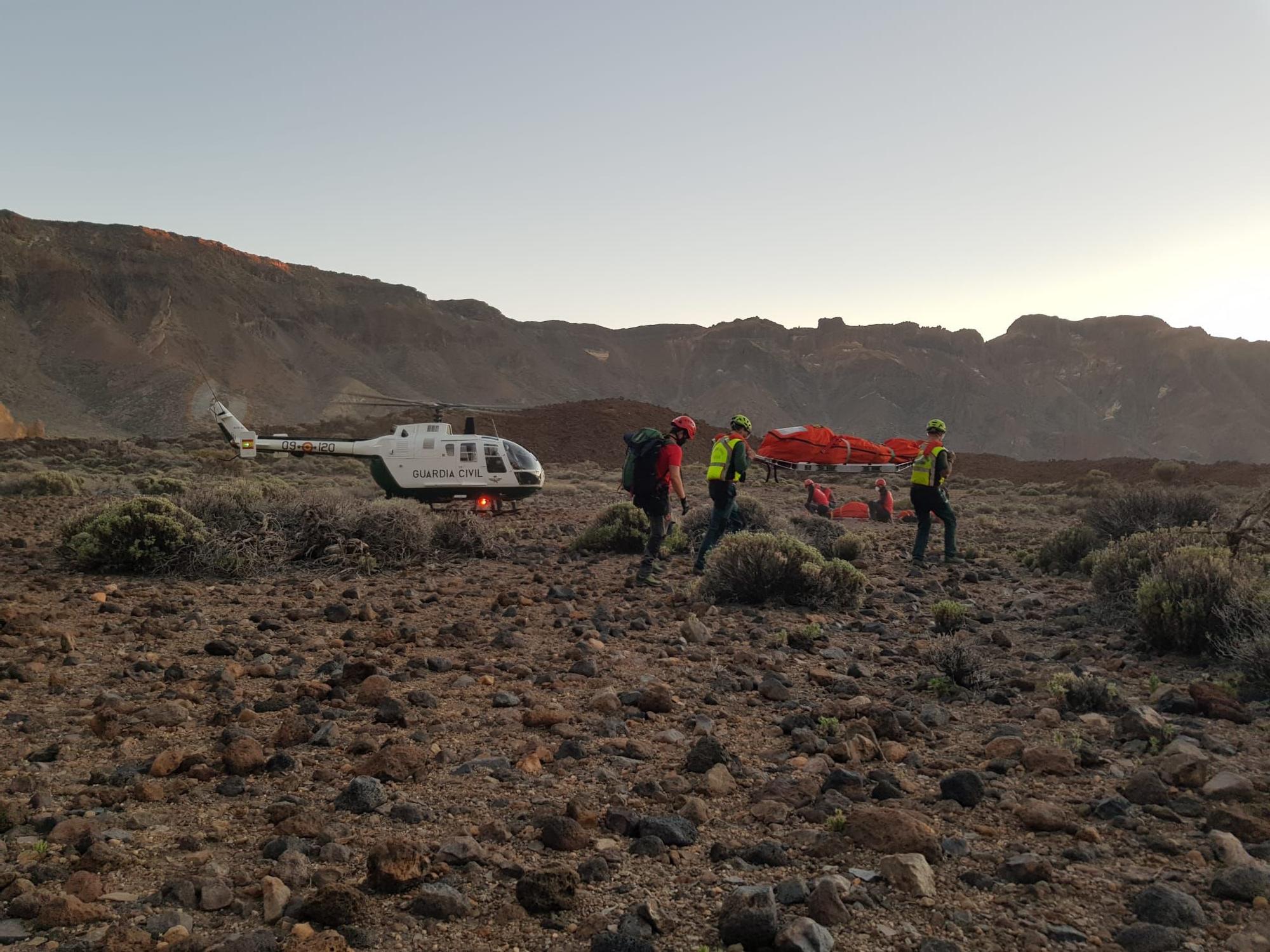 Mueren dos personas en una zona de escalada del Parque Nacional del Teide