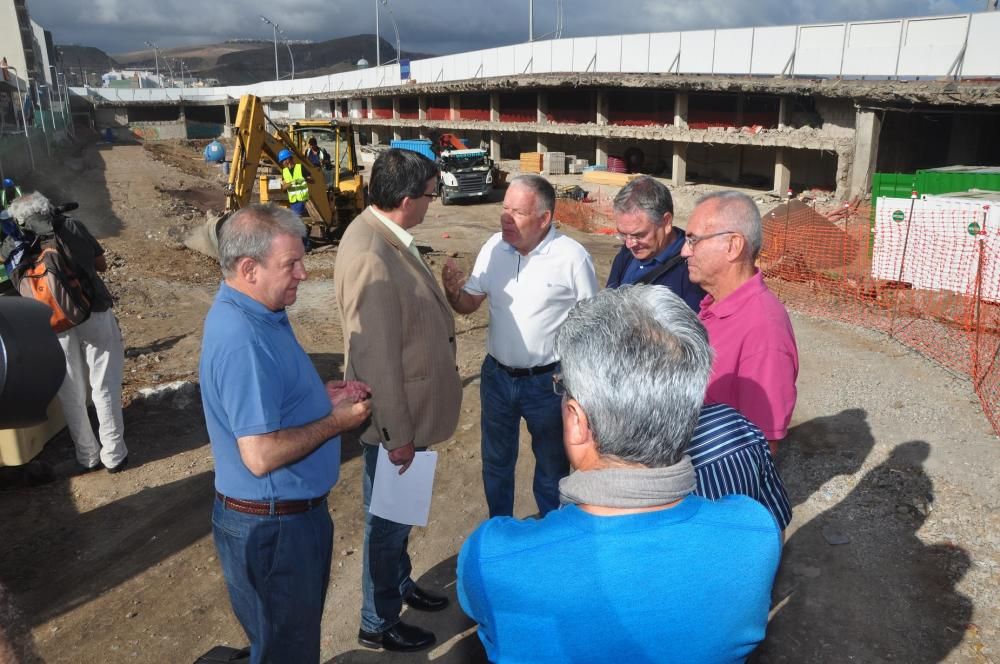 Obras de la pasarela de La Cícer