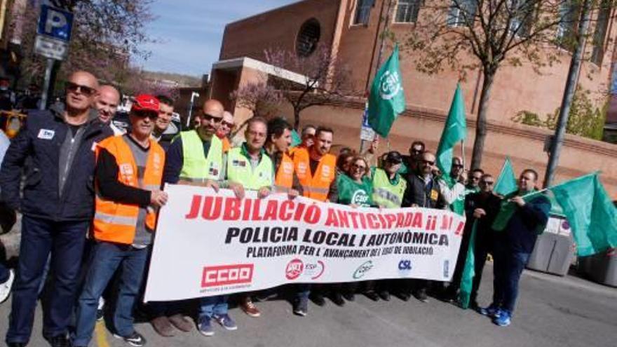 Nova mobilització de policies i mossos per avançar la jubilació