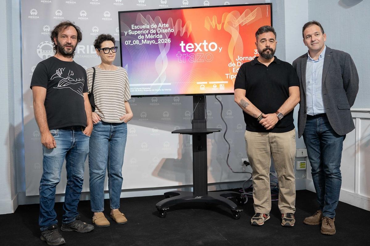 Presentación de la Feria del Libro de Mérida, este martes.