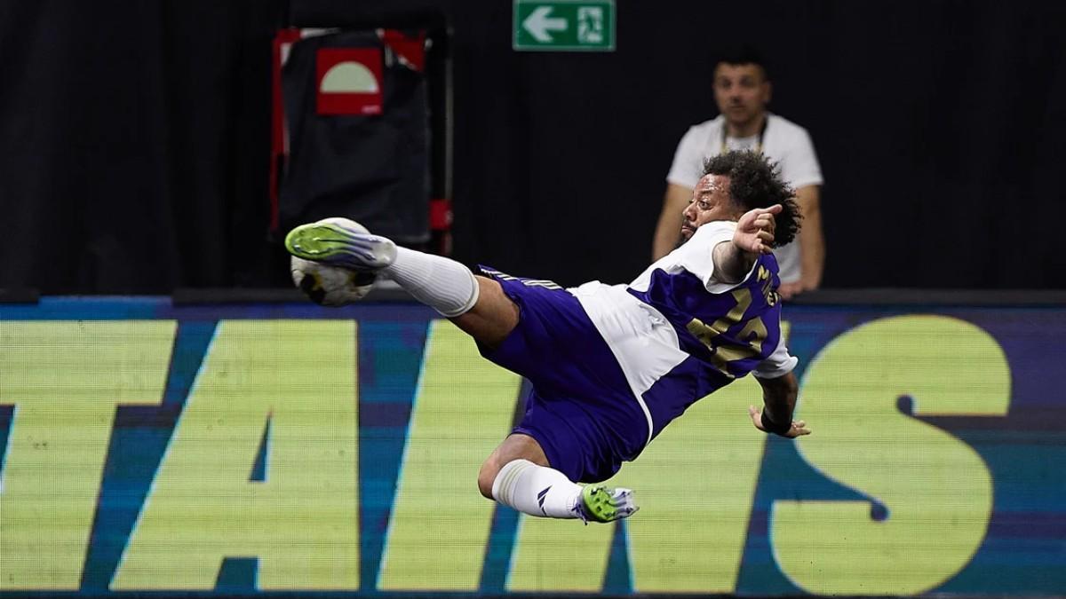 Marcelo, en una acción en la Kings League