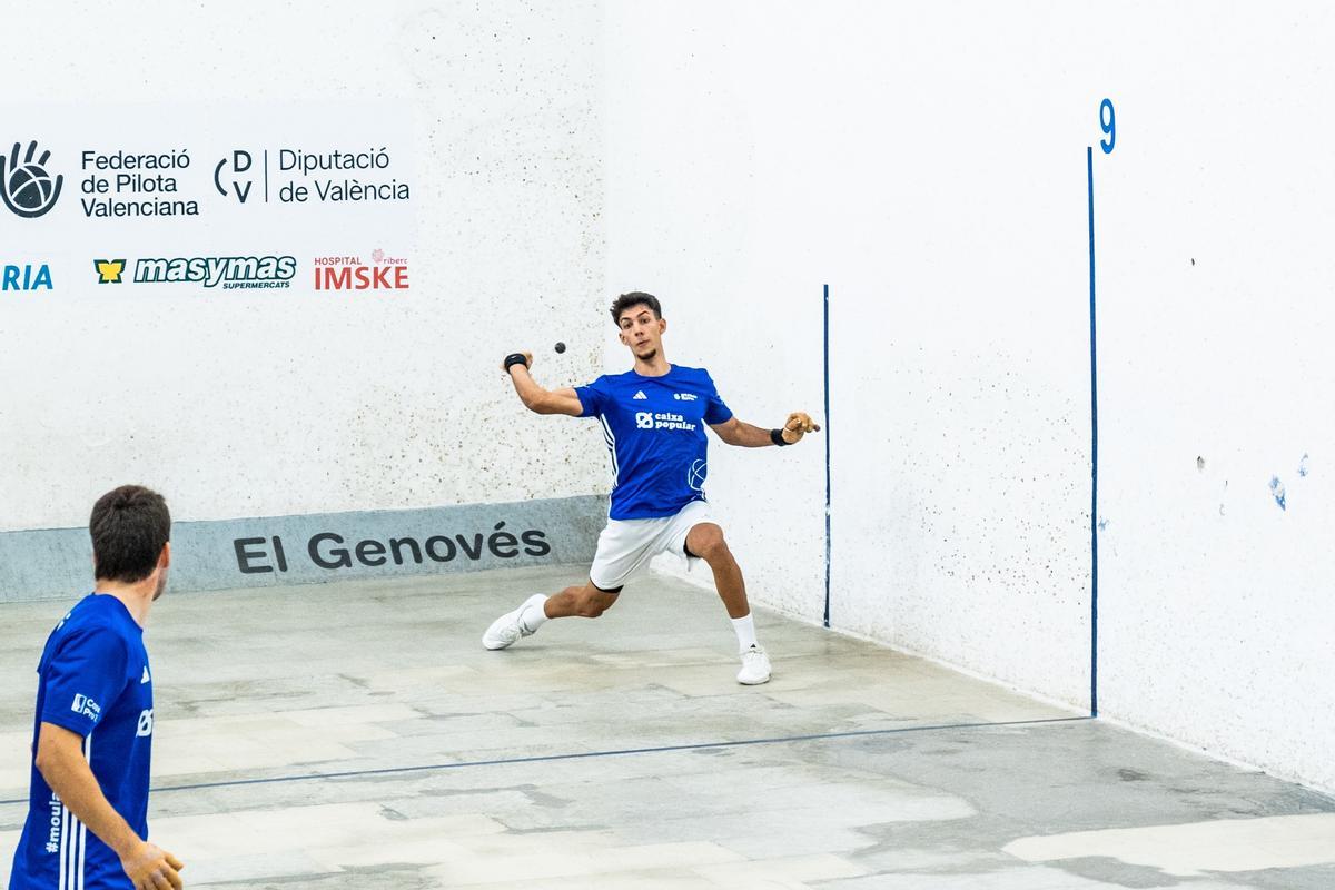 Àlex Terrades, en acció