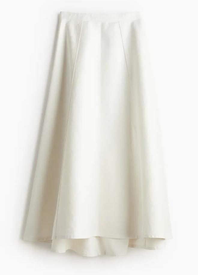 Falda blanca H&amp;M
