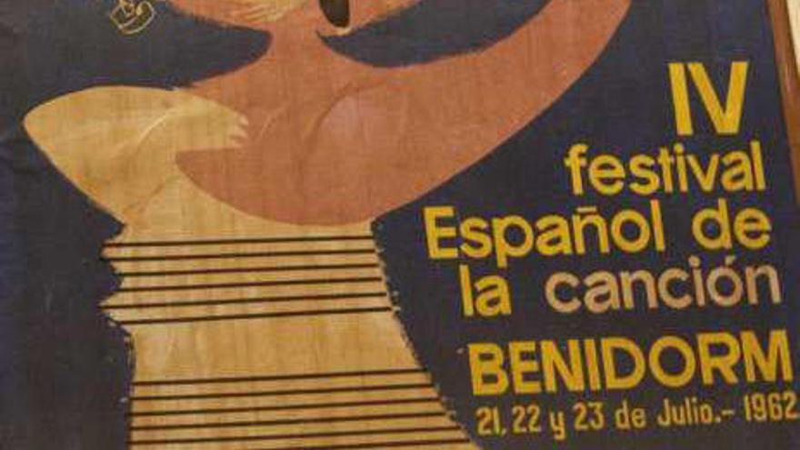 Cartel del Festival de la Canción de 1962.