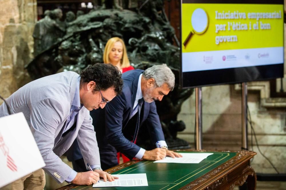 Firma de la Declaración Empresarial por la Ética y el Buen Gobierno