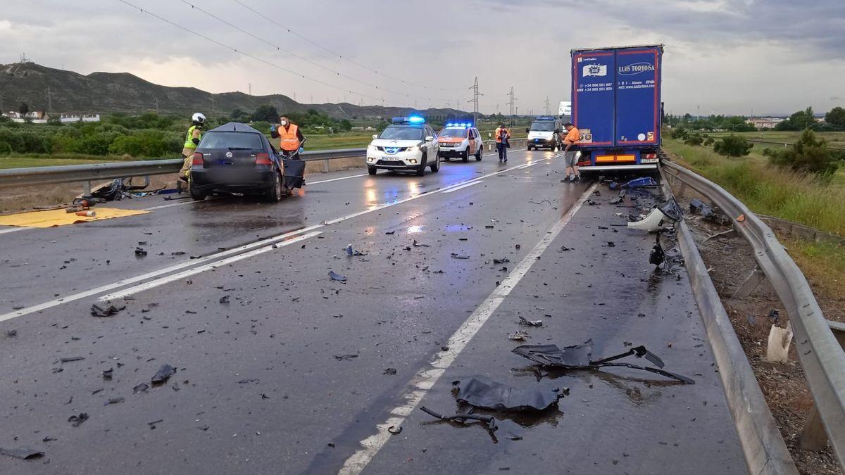 Accidente mortal en El Burgo de Ebro.