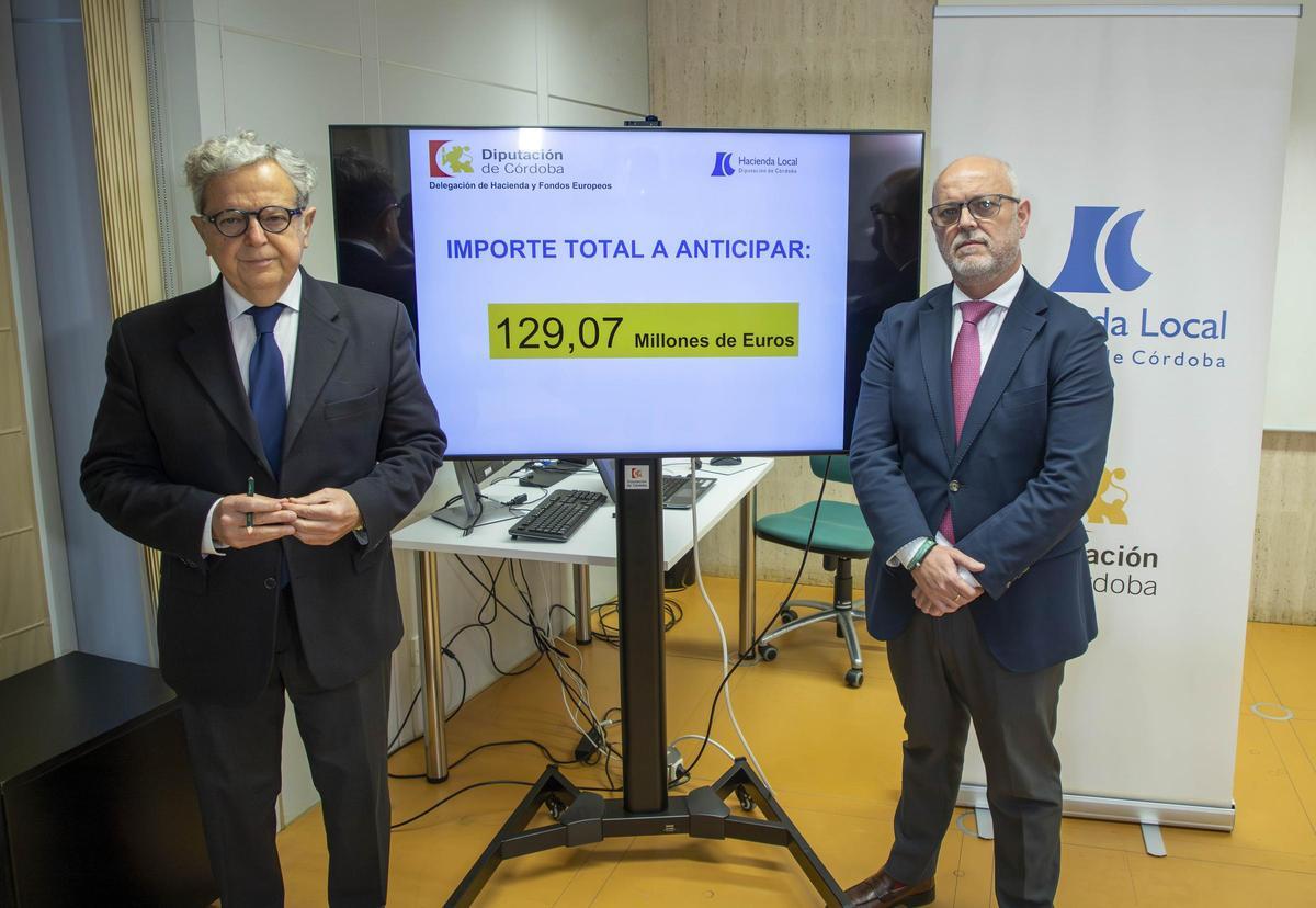 La Diputación transfiere a los ayuntamientos de la provincia un total de 129,07 millones de euros en concepto de anticipo de recaudación.