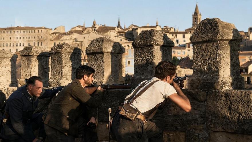 Los rebeldes refugiados en el Alcázar, sin agua, luz ni víveres, y rodeados de cadáveres