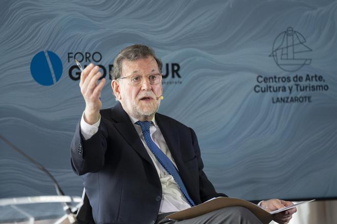 Foto de archivo de Mariano Rajoy el pasado 10 de abril en el Foro Global Sur Lanzarote