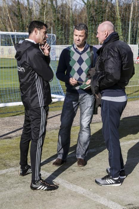 Entrenamiento del Real Oviedo