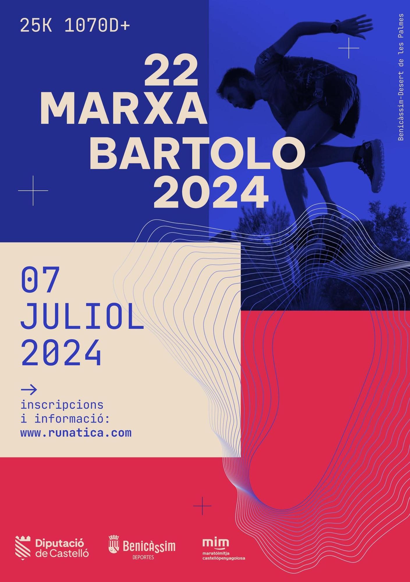 El cartel de la XXII Marxa al Bartolo 2024.