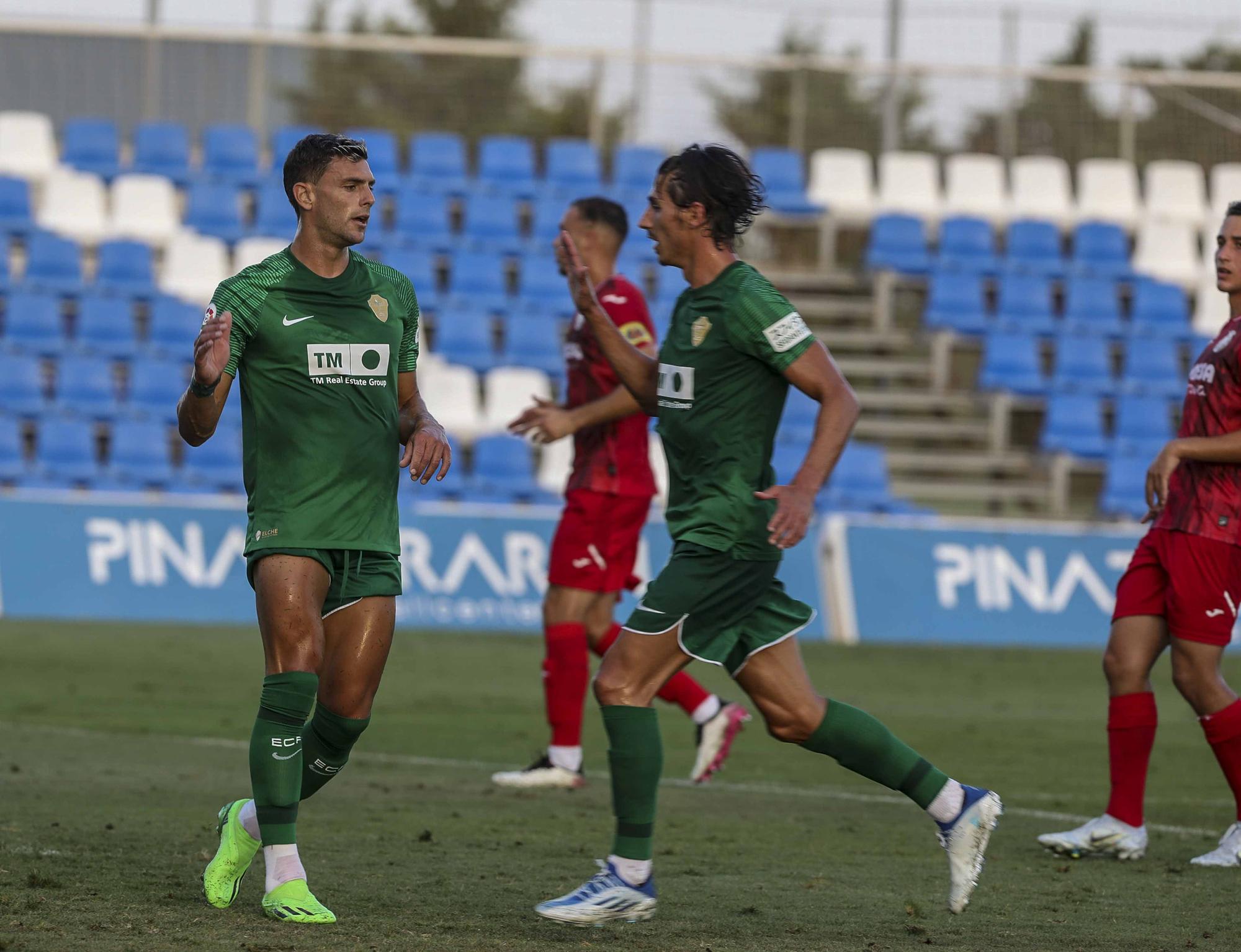 El Elche pierde 1-3 frente al Villarreal B en el segundo partido amistoso en el Pinatar Arena de San Pedro del Pinatar