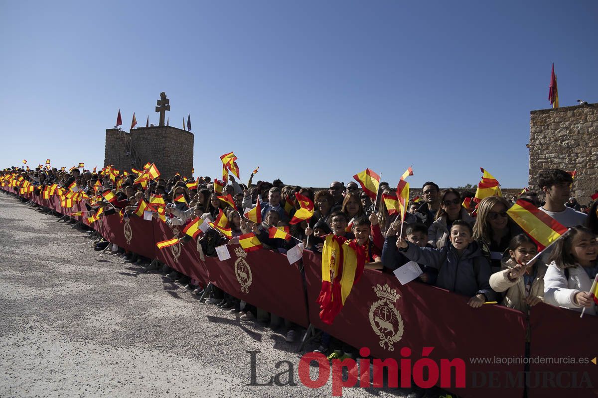 Visita de los reyes de España a Caravaca (explanada de la Basílica)