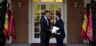 Pedro Sánchez prosigue su ronda de contactos con los presidentes autonómicos con Fernando López Miras, Carlos Mazón y Emiliano García-Page