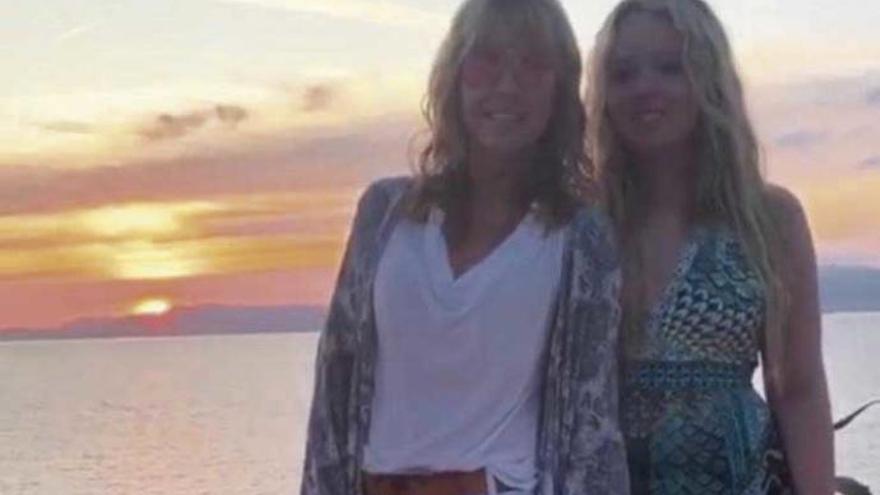 Tiffany Trump (rechts) mit ihrer Mutter Marla Maples auf Mallorca.