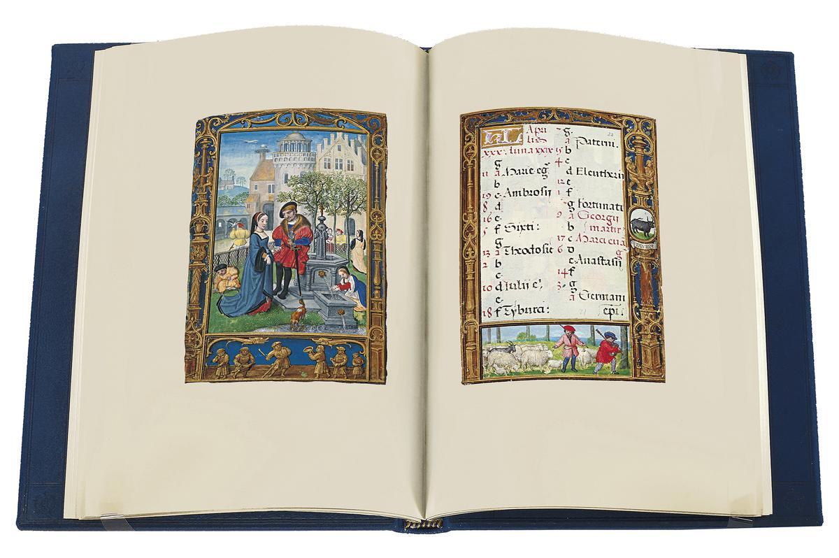 Libro del Golf - Folios 21v 22r Abril.