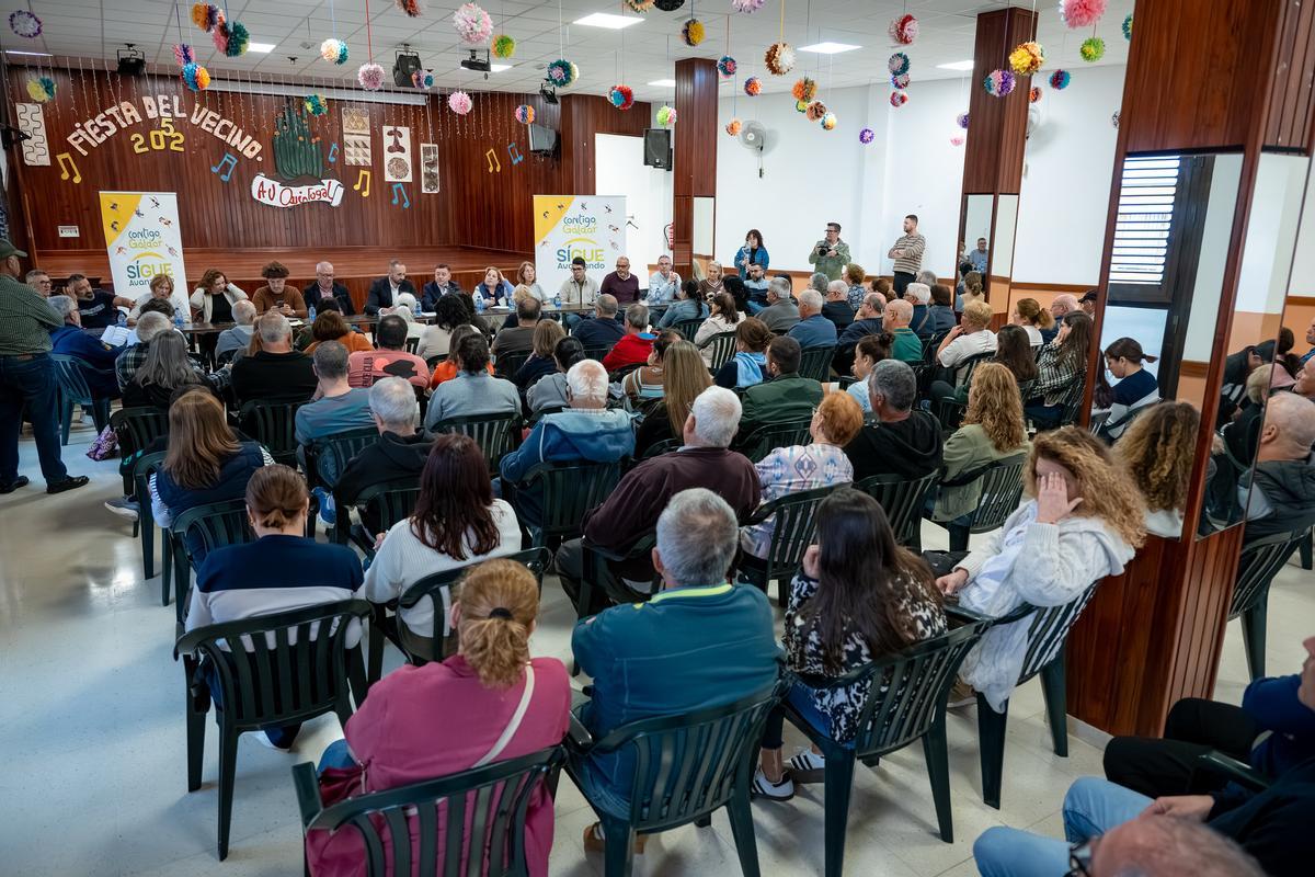 Reunión de vecinos de la zona de Los Quintana, Los Silos, Buenavista y El Agazal, en Gáldar.
