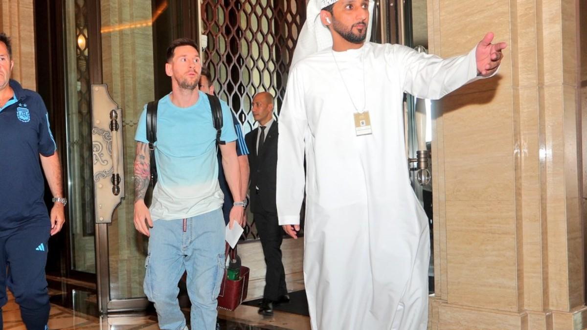 Messi, en Abu Dabi