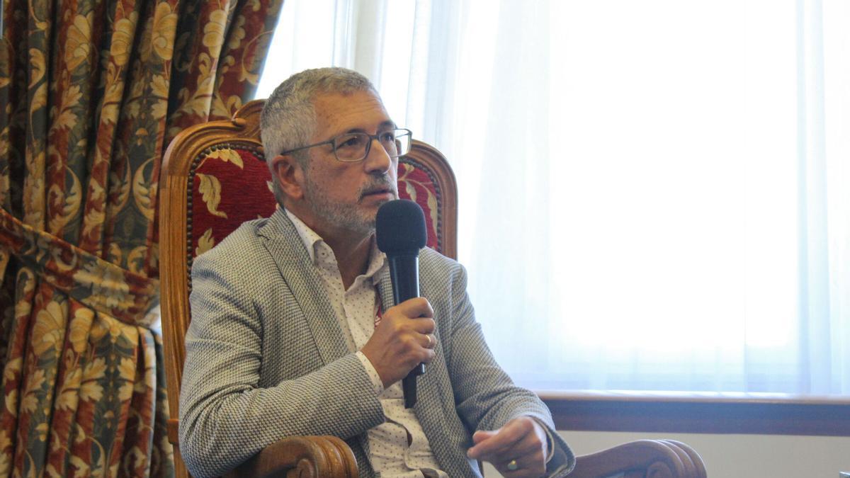 El secretario de Estado de Medio Ambiente, Hugo Morán, este jueves en Santander. EFE/Eva García