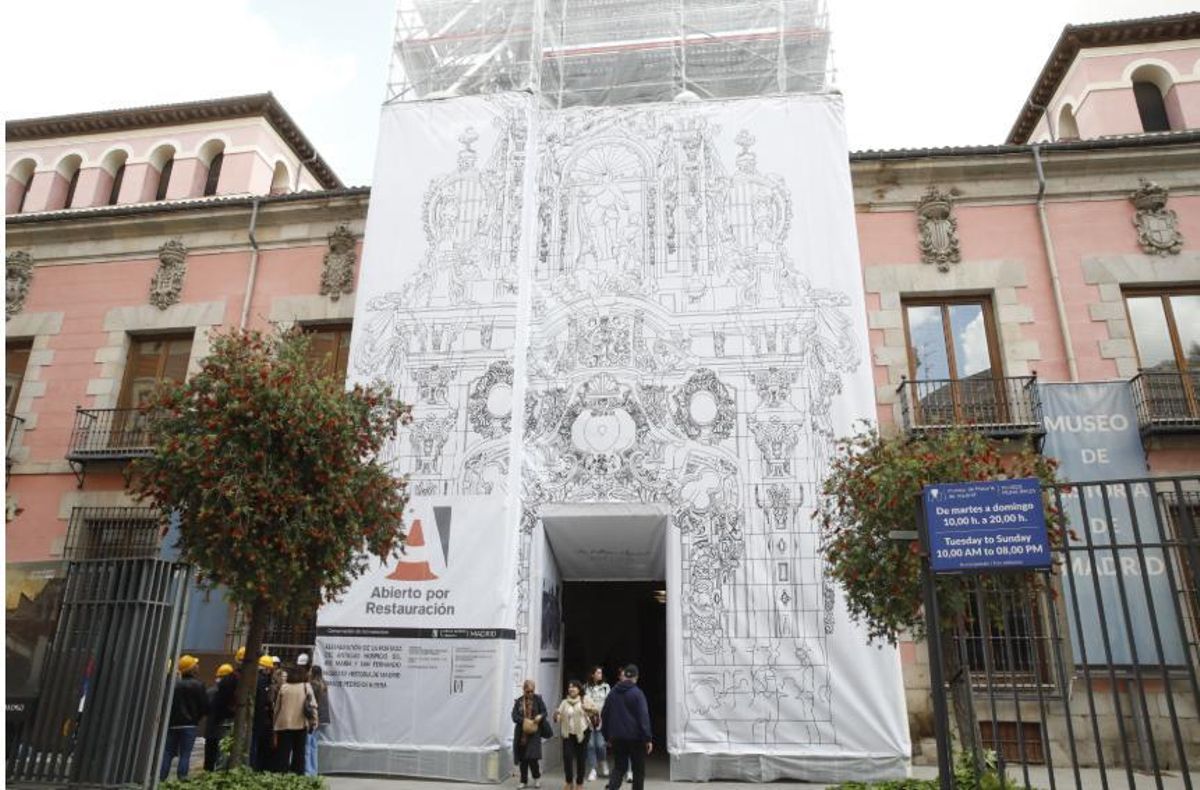 Presentación de la nueva edición del programa ‘Abierto por restauración’ en el Museo de Historia de Madrid.