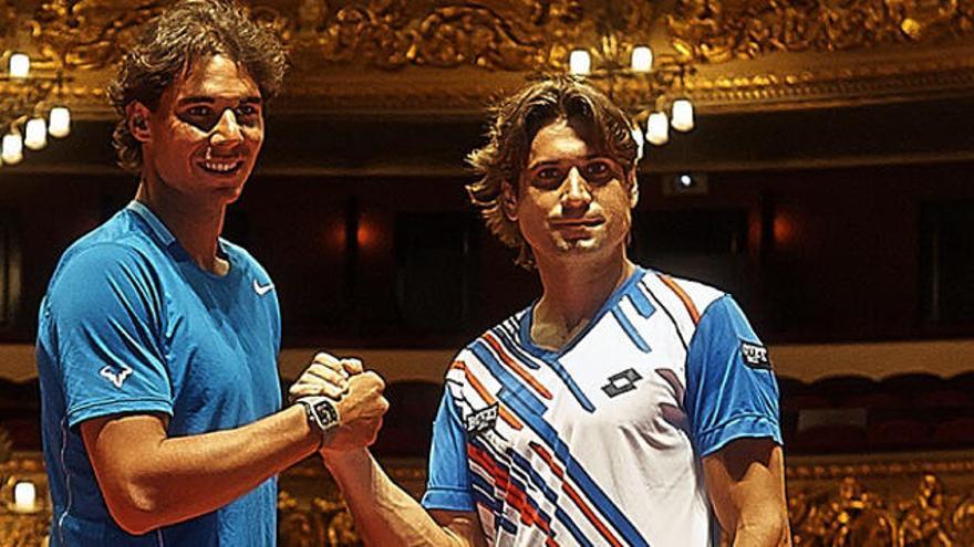 David Ferrer y Rafa Nadal