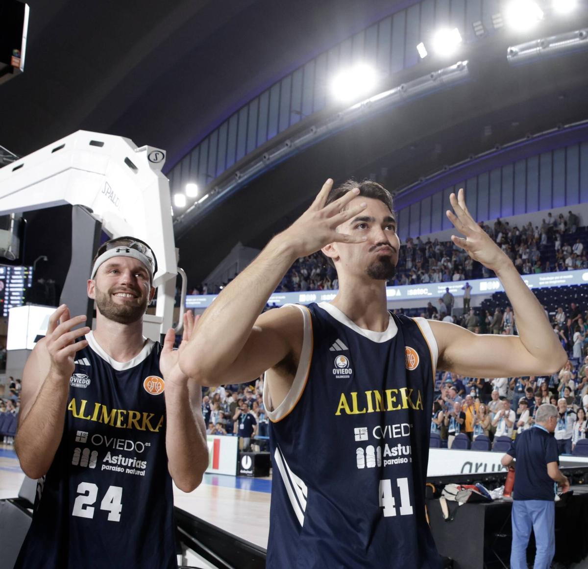 El Alimerka Oviedo Baloncesto se impone al Inveready Gipuzkoa en una noche para la historia y luchará por el ascenso a la ACB